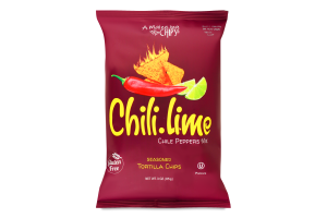 Чипси A-Maize-ing Chips зі смаком лайму і чилі