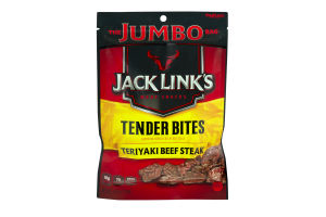 Jack Link's Meat Snacks Tender Bites Teriyaki Beef Steak