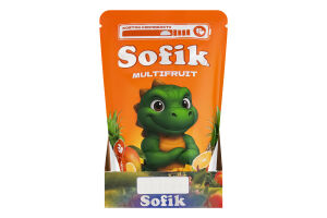 Напій соковий безалкогольний негазований зі смаком манго Multifruit Sofik д/п 200мл
