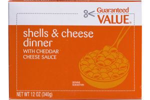 Guaranteed Value Shells & Cheese Dinner