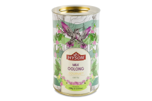 Чай зеленый байховый листовой Молочный Улун Gourmet Hyson тубус 100г
