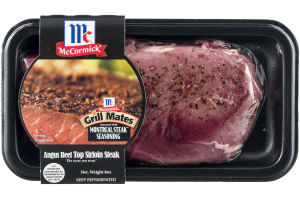 McCormick Angus Beef Top Sirloin Seasoned With Grill Mates Montreal Steak Seasoning