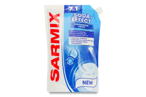 Средство для мытья посуды гелеобразное Сода-эффект Sarmix 450мл