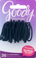 Goody Ouchless No-Metal Elastics - 36 CT