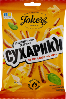 Сухарики пшенично-ржаные Сыр Jokers м/у 60г