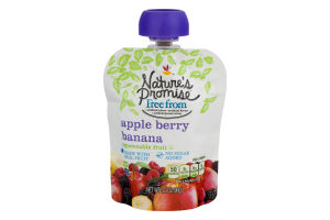 Nature's Promise Squeezable Fruit Apple Berry Banana