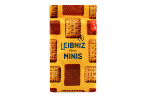 Міні-печиво вершкове з молочним шоколадом Choco Minis Leibniz м/у 100г