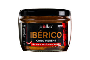 Сало молотое с перцем чили и паприкой Iberico Palko с/б 160г