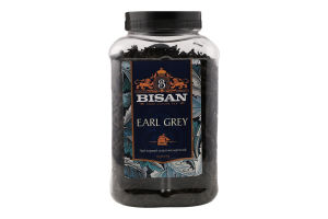 Чай Earl Grey чорний листовий 150г пл/банка Bisan