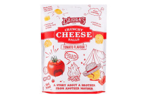 Кульки Dziugas з хрусткого сушен сиру смак томату