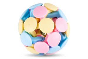 Іграшка для собак М'яч з дзвіночком 7см