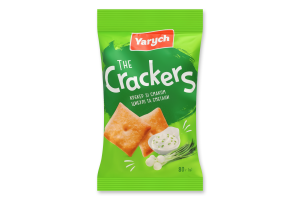 Крекер со вкусом лука и сметаны The Crackers Yarych м/у 80г