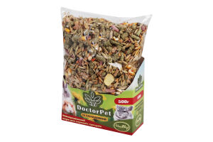 Корм д/середніх гризунів 15складників 500г Doctor Pet