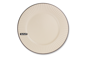 Тарілка обідня Penelope бежева кераміка 27см Nava
