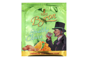 Чай Healthy Choice зелений з імбирем та цедрою лимону 2г Lord Byron