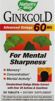 Nature's Ginkgold 60mg - 50 CT