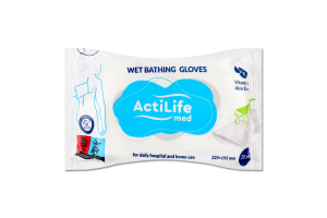 Серветки-рукавички вологі д/тіла 20шт ActiLife med