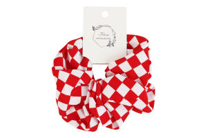 Резинка для волосся тканева ТОВ Южпромгруп 1шт в асорт