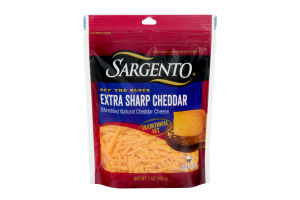 Sargento Off The Block Traditional Cut Extra Sharp Cheddar Cheese