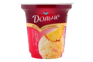 Десерт 3.4% творожный аэрированный термизированный Ананасовый фьюжн Дольче ст 170г