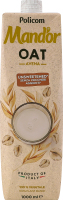 Напій вівсяний без цукру 1000мл т/п Мандор