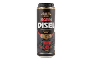 Пиво 0.568л 7.4% светлое фильтрованное пастеризованное Strong Horn Disel ж/б