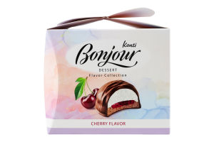 Десерт Classic&Blueberry and mascarpone&Strawberry and cream&Сherry Колекція смаків Bonjour к/у 0.232кг