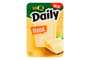 Сир Deli Q Daily Гауда 48% слайси