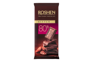 Шоколад 80% черный Bitter Roshen м/у 85г