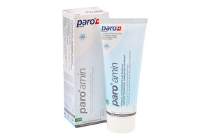 Паста зубна Amin з амінофторидом та пантенолом д/дітей від 6років 75мл Paro Swiss