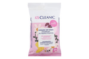 Салфетки влажные Cleanic Soft для интимной гигиены
