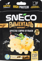 Кульки сирні хрусткі Емменталь 28г д/п SnEco