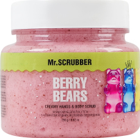 Крем-скраб для рук и тела с ароматом ягодных желейных мишек Mr.Scrubber 250г