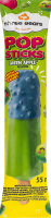 Морозиво лід зі смаком зеленого яблука з вибуховою карамеллю Pop sticks Three bears м/у 55г