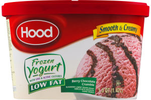 Hood Low Fat Frozen Yogurt Berry Chocolate Crumble