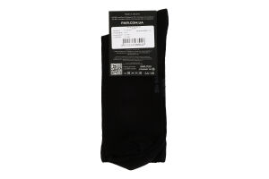 Носки мужские высокие Lapas №1P-230-BLK 44-46 черный