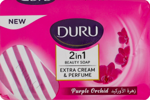 Мыло косметическое 2в1 Фиолетова орхидея Extra cream&Perfume Duru 100г