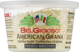 BelGioioso American Grana Extra Aged Parmesan Cheese Freshly Shredded