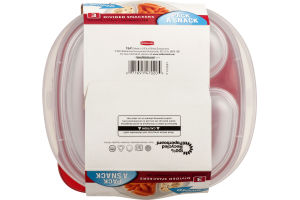 Rubbermaid Take Alongs Divided Snackers - 3 CT