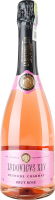 Вино ігристе 0.75л 11% рожеве брют Ludovicus XIV пл
