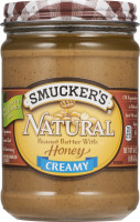 Smucker's Natural Peanut Butter With Honey Creamy