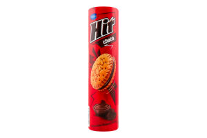 Печенье двухслойное с начинкой с ароматом шоколада Choco Hit м/у 220г