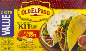 Old El Paso Taco Dinner Kit Hard & Soft - 2 CT