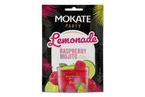 Напиток растворимый со вкусом малинового мохито Лимонад Party Mokate д/п 40г