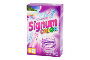 Порошок стиральный Color Blue Lagune Signum 400г