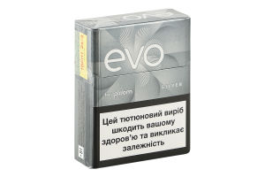 Вироби тютюновмісні для електричного нагрівання з фільтром EVO Silver 20шт
