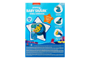 Генератор мильних бульбашок Baby Shark 450мл DoDo