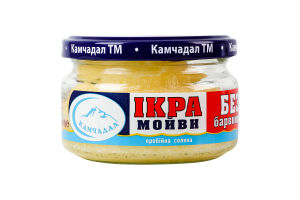 Икра мойвы пробойная соленая Камчадал с/б 180г