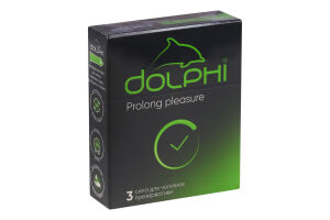 Презервативи Пролонг Плеже 3шт Долфі