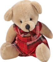 Прикраса ялинкова Ведмедик з бантом